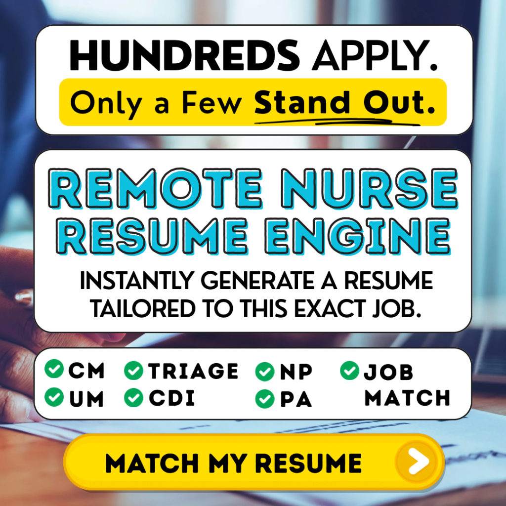 Remote Nurse, Individualized Care (RN) - The Remote Nurse